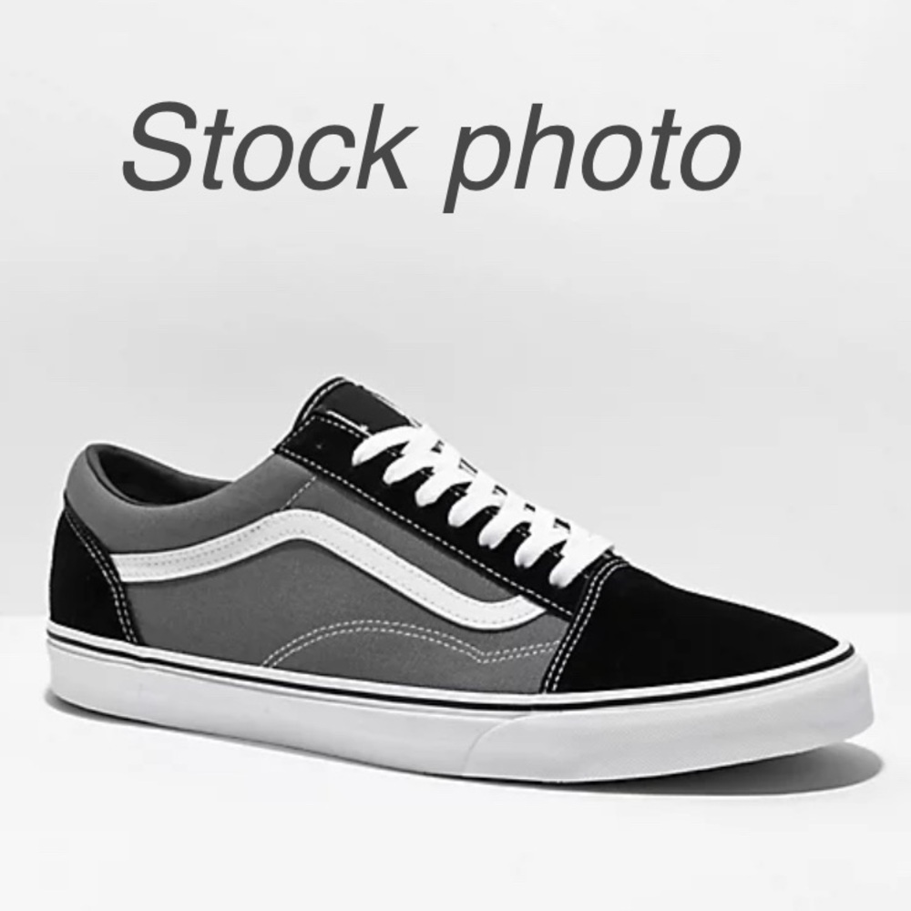 🖤 Vans Classic Gray Black Sneakers | Men’s Size 10 | or unisex - women size 11.5
